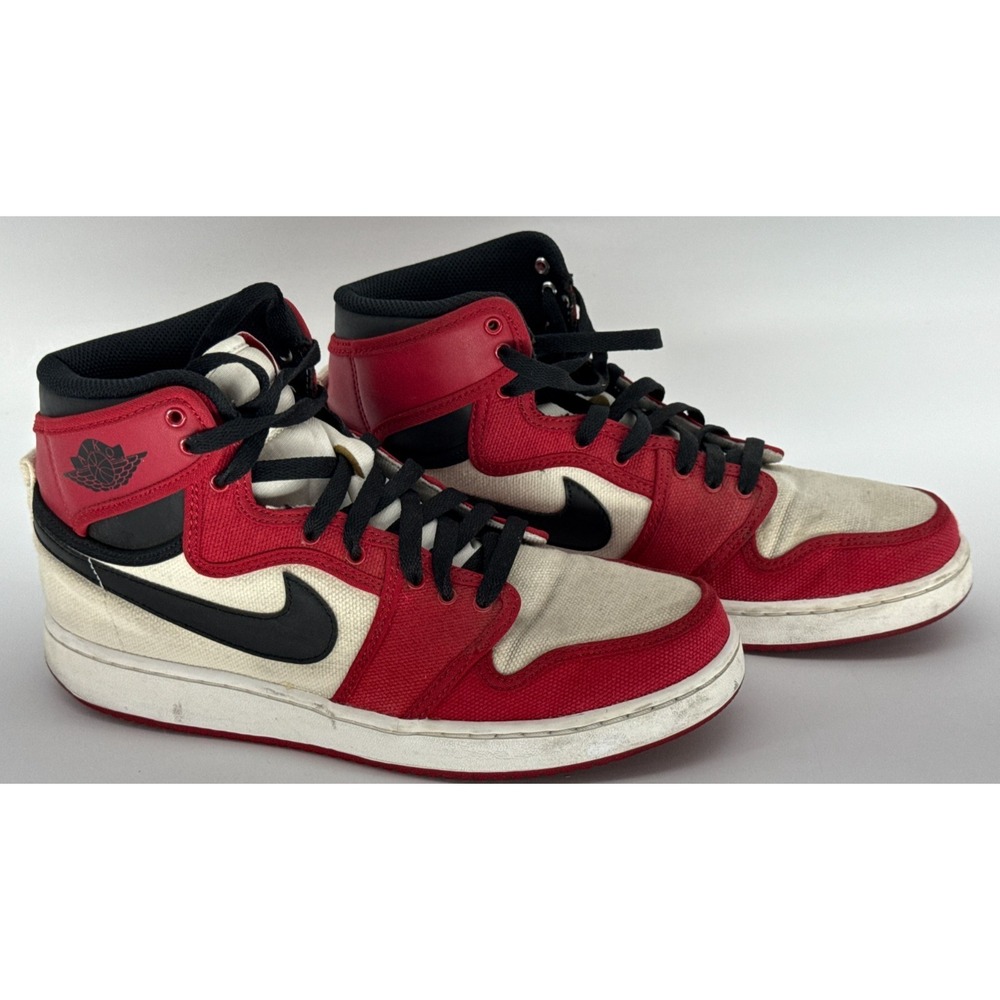 Nike‎ Air Jordan 1 AJKO Chicago Canvas High Top Red Black White Men's US 8 Shoes